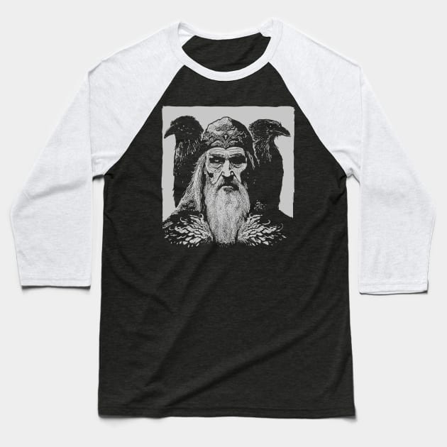 Odin Baseball T-Shirt by TORVENIUS